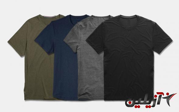سایز بندی تیشرت ورزشی ضد عرق مردانه